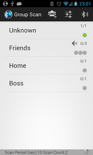 Bluetooth Scanner - Group Scan