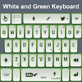 White and Green Keyboard Apk