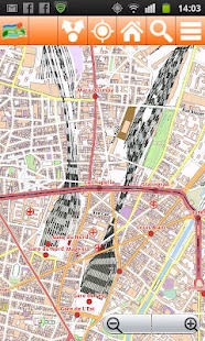 Paris Offline mappa Map Screenshots 19
