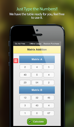 【免費教育App】Advance Matrix Calculator-APP點子