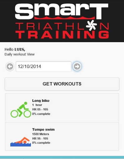 SmartTriathlonTraining Workout