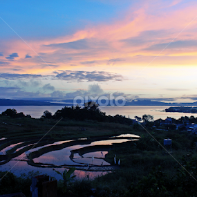 Morning Toba by Daniel Pasaribu - Landscapes Sunsets & Sunrises