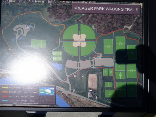 Kraeger Park Walking Trails Placard
