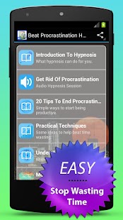 Beat Procrastination Hypnosis Screenshots 1