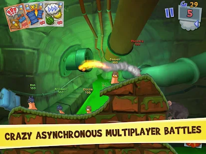 Worms 3 Apk mod money