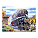 Steam locomotive wallpaper logo