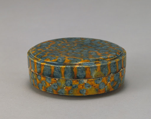 Covered Box, Three-colour Glazes