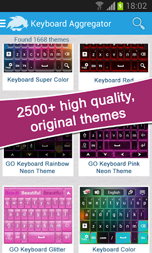 Keyboard Themes Shop