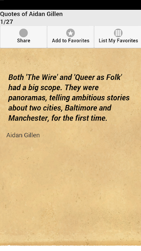 Quotes of Aidan Gillen