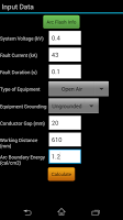 Arc Flash Calculator APK Screenshot Thumbnail #2