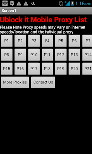 Unblock It Mobile Proxy List