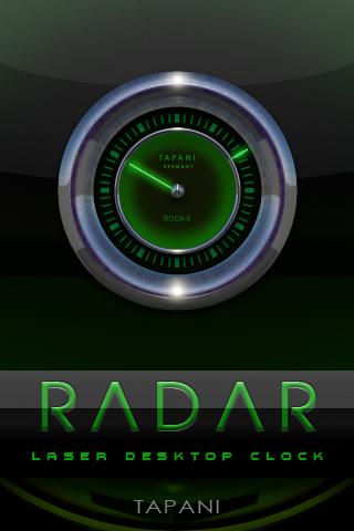 Laser Clock Widget RADAR