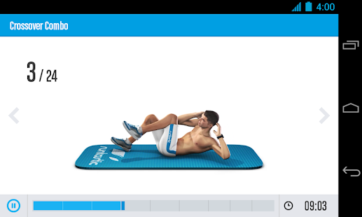 Runtastic Six Pack Addominali Screenshot
