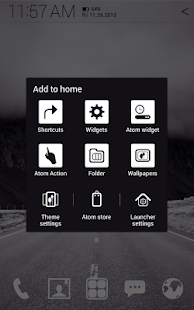 download Monochrome Atom Theme free
