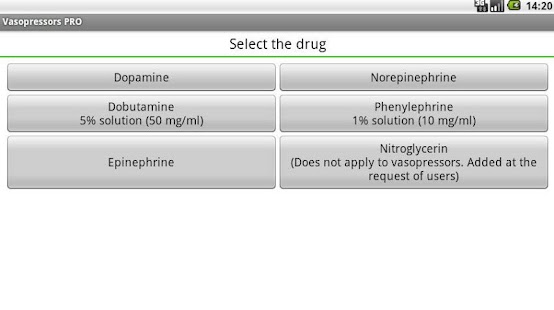 Vasopressors PRO