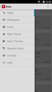 Axis - GO Apex Nova Theme - screenshot thumbnail
