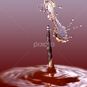 Droplet Dance by Nirmal Kumar - Abstract Water Drops & Splashes