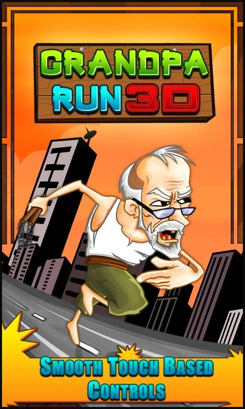 Grandpa Run 3D - screenshot