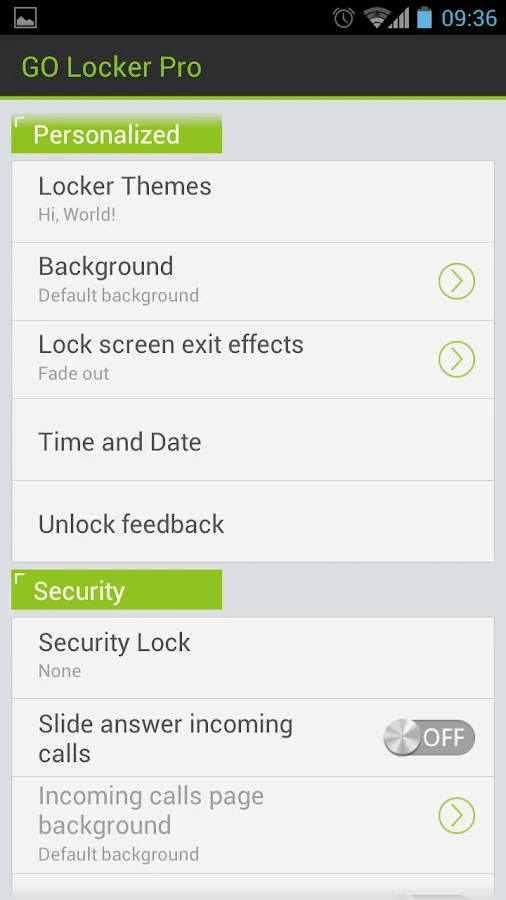GO Locker Pro - screenshot