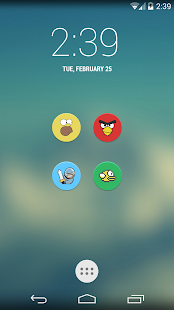 FLATEE APEX/NOVA/ADW THEME - screenshot thumbnail