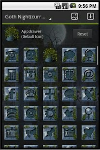 How to mod GO Launcher Theme Goth Night 2.0 apk for bluestacks