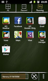 Blackboard GO Launcher Theme Screenshots 2
