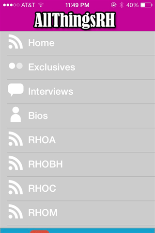 Android application AllThingsRH screenshort