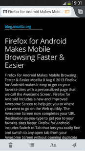 Firefox Browser for Android - screenshot thumbnail