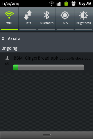 BBM for Gingerbread - screenshot