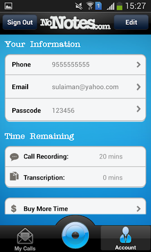 【免費商業App】Call Recording by NoNotes.com-APP點子