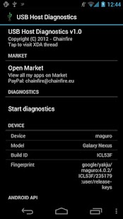 USB Host Diagnostics