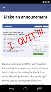Quit Facebook Addiction Screenshots 1