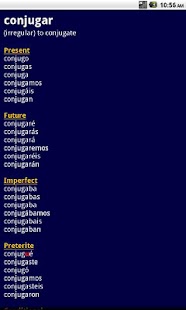 ProConjugate Spanish Screenshots 1
