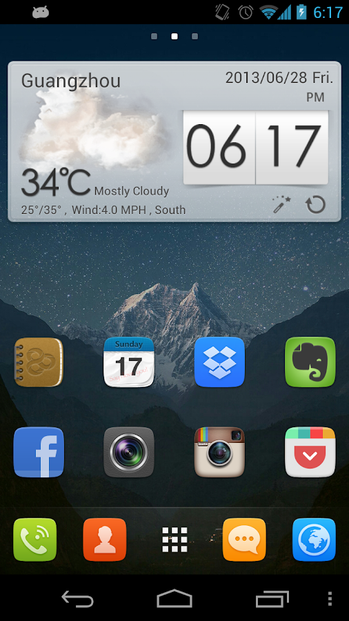 GO Launcher EX (português) - screenshot