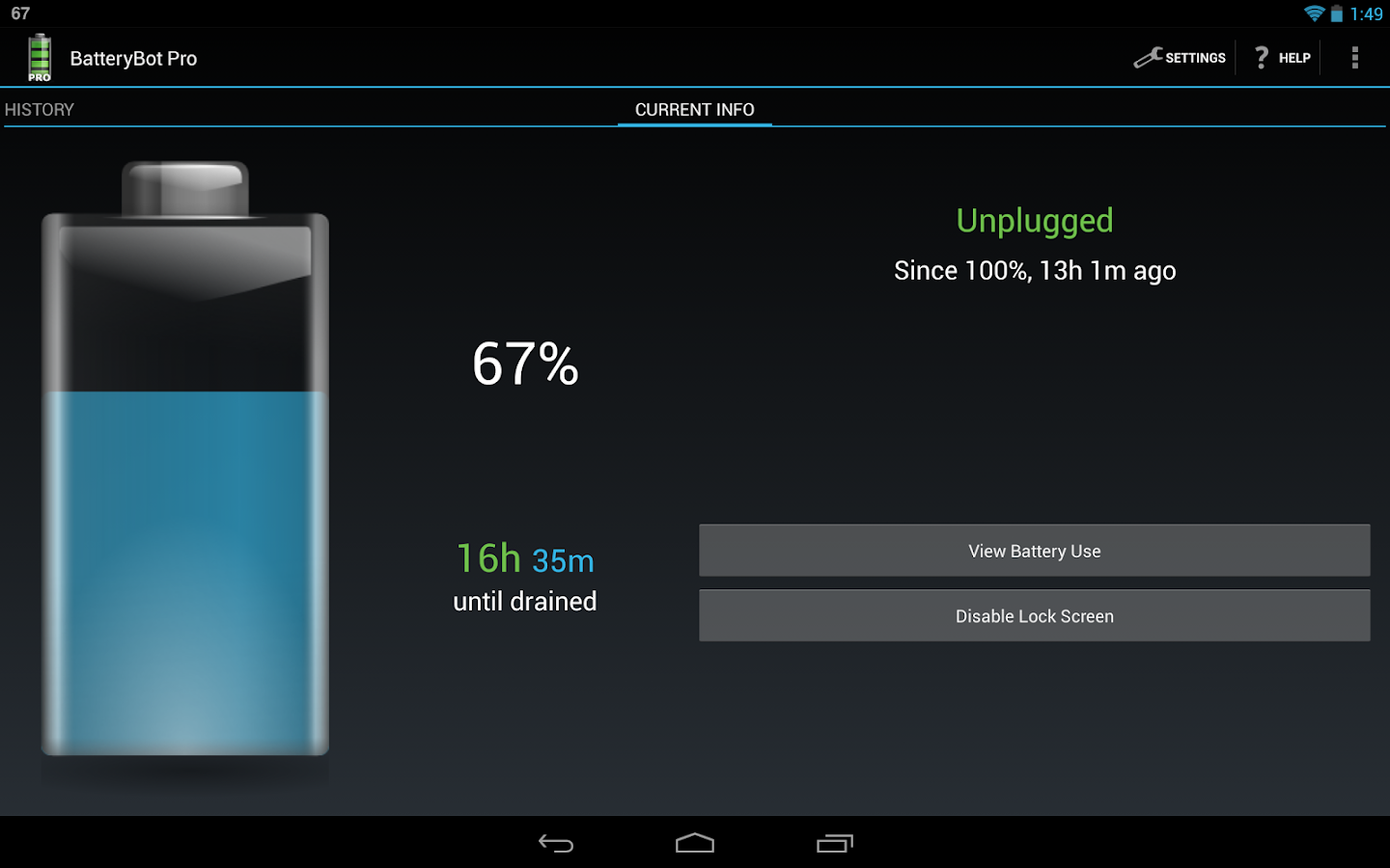 BatteryBot Pro - screenshot