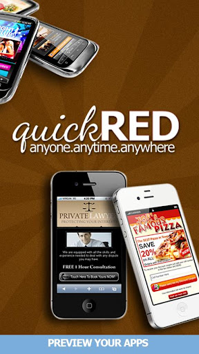 QuickRed Mobile Apps Previewer