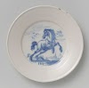 Pair of plates with Rearing Horses