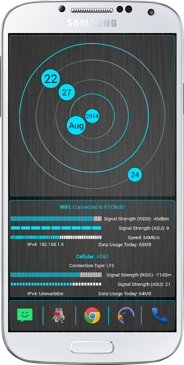 Cy4n t3k Zooper Theme Screen 3