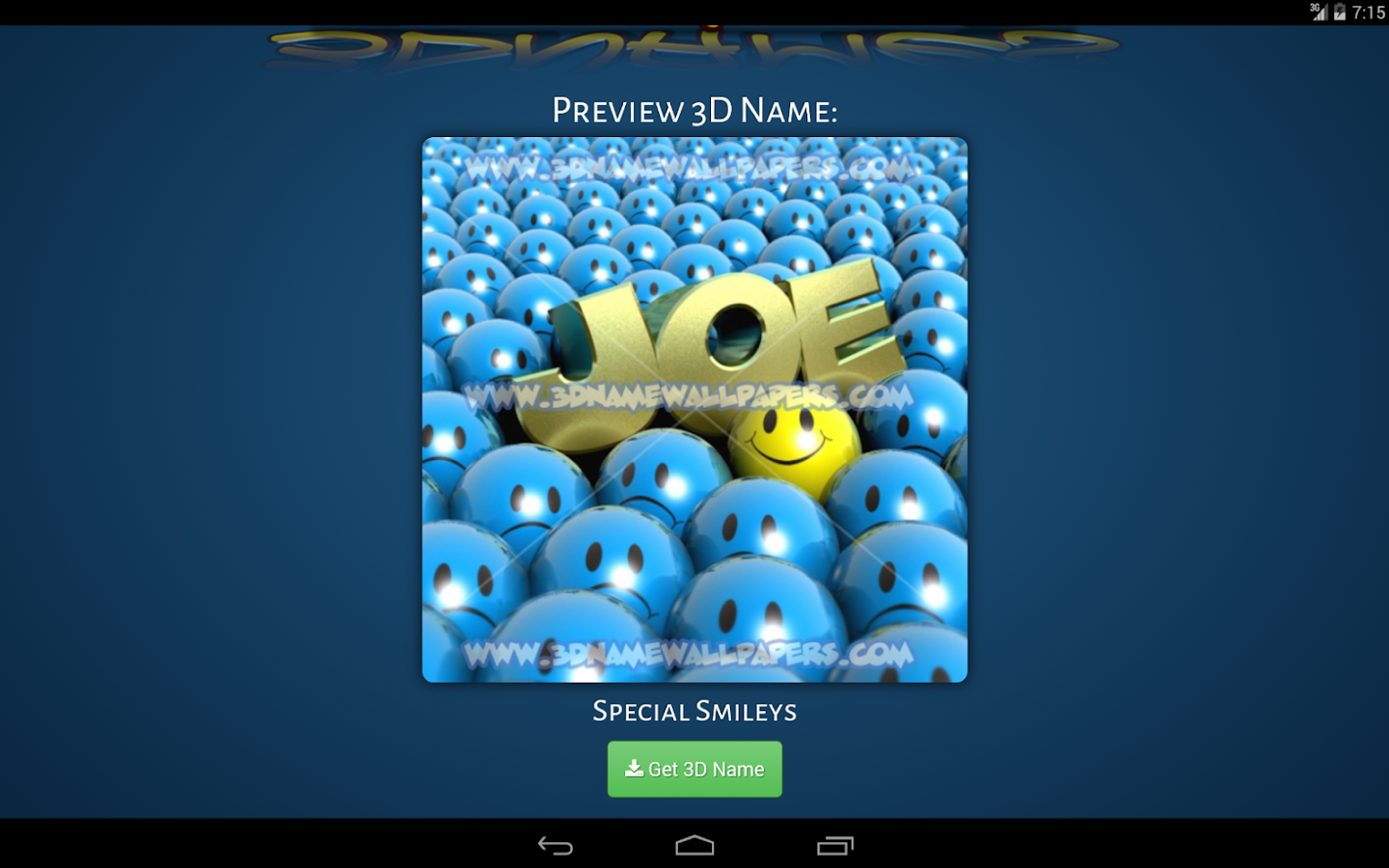 3D Names Android Apps On Google Play
