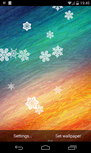 Snowflakes Live Wallpaper
