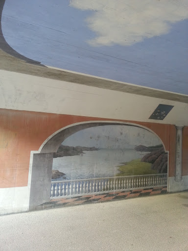 Wall Art in Tunnel
