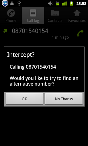 Say No To 0870 Call Intercept