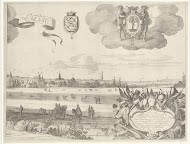 Gezicht op Haarlem (rechterblad)