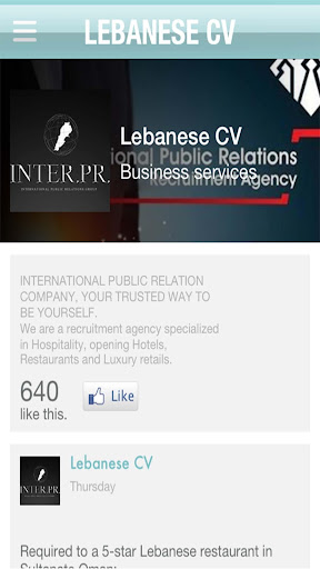 Lebanese CV