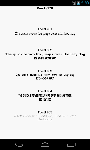 Fonts for FlipFont 128