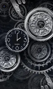 Black Clock Live Wallpaper HD - screenshot thumbnail