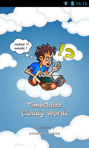 Time Quizz Cloudy Words