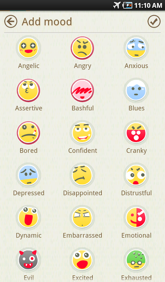 Приложение Женский календарь на Андроид