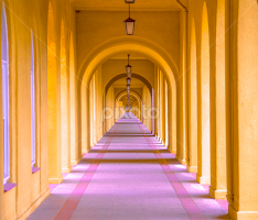 The Endless Corridor by Gary Hanson - Buildings & Architecture Architectural Detail