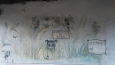 Mural Przy Barze -  Leśna Kraina 